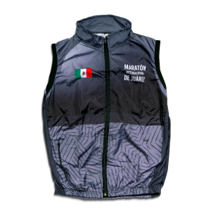 CHGU01 Chaleco negro y gris