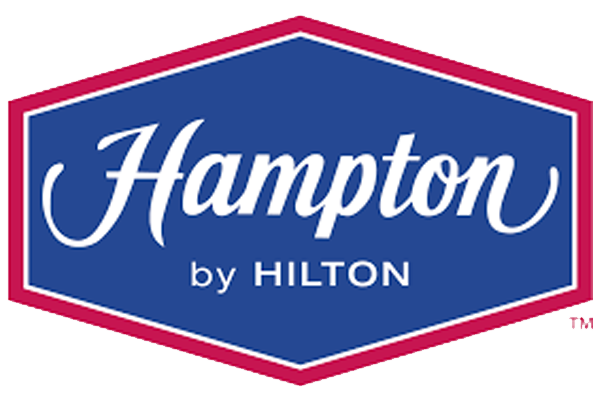 logotipo del hotel Hampton by Hilton