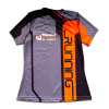 Playera de manga corta para dama de la onceava edición del maratón. Gris con detalles en naranja