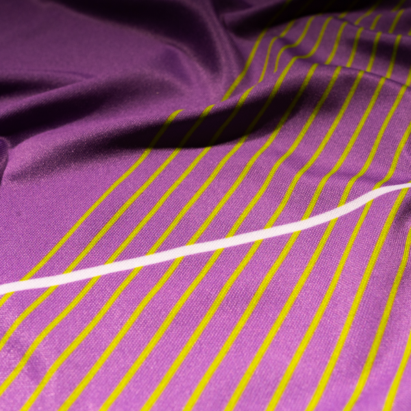 Playera de manga corta de la doceava edición del maratón, unisex, Diseño de tonos morados