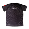 Playera de manga corta para caballero. Negra con diseño moderno en gris