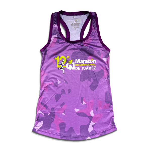 Playera de tirantes para dama, doceava edición