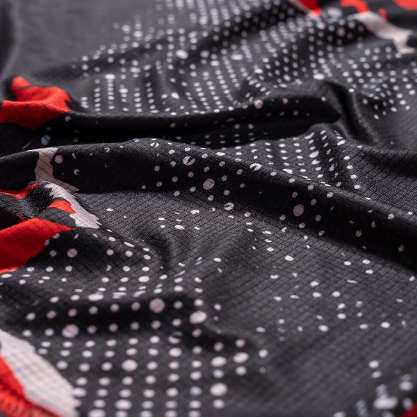 Tirantera para dama en color negro con rojo