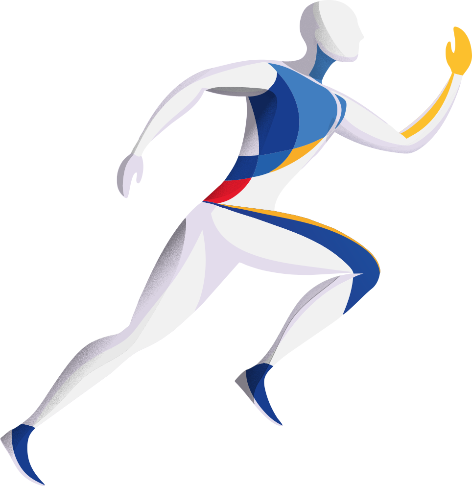 logotipo del corredor. Maratón de Juárez #14